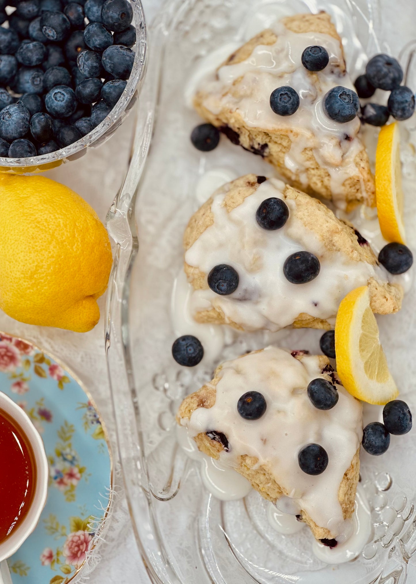 Glazed Blueberry Lemon Scones Mix